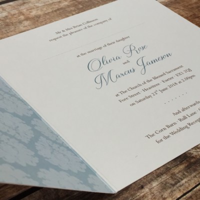 Cresta Wedding Invitation by Dilly & Dilly