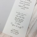 Chalkboard wedding invitations by Dilly & Dilly