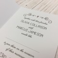 Chalkboard wedding invitations by Dilly & Dilly