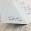 Chalkboard wedding invitations by Dilly & Dilly