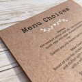 Nordic Heart Menu Cards by Dilly & Dilly