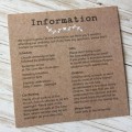 Nordic Heart Information Cards by Dilly & Dilly