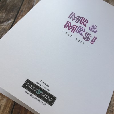 Name in Lights Order of Service Covers by Dilly & Dilly