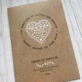 Nordic Heart Order of Service Covers by Dilly & Dilly