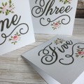 Evie Table Number Cards by Dilly & Dilly