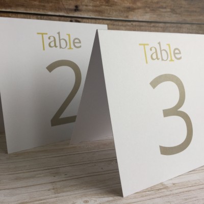 Hopscotch Table Number Cards by Dilly & Dilly