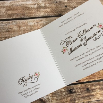 Evie Wedding Invitations by Dilly & Dilly