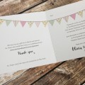 Bunting Wedding Invitation by Dilly & Dilly